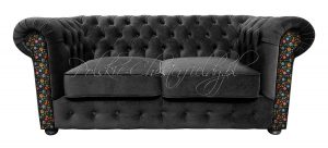 Sofa chesterfield rozkładana